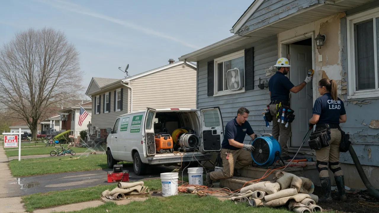 Flood Cleanup in Columbus City, IA near me