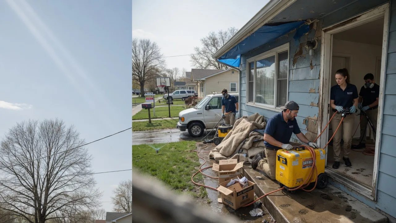 Basement Flood Cleanup in Columbus City, IA near me
